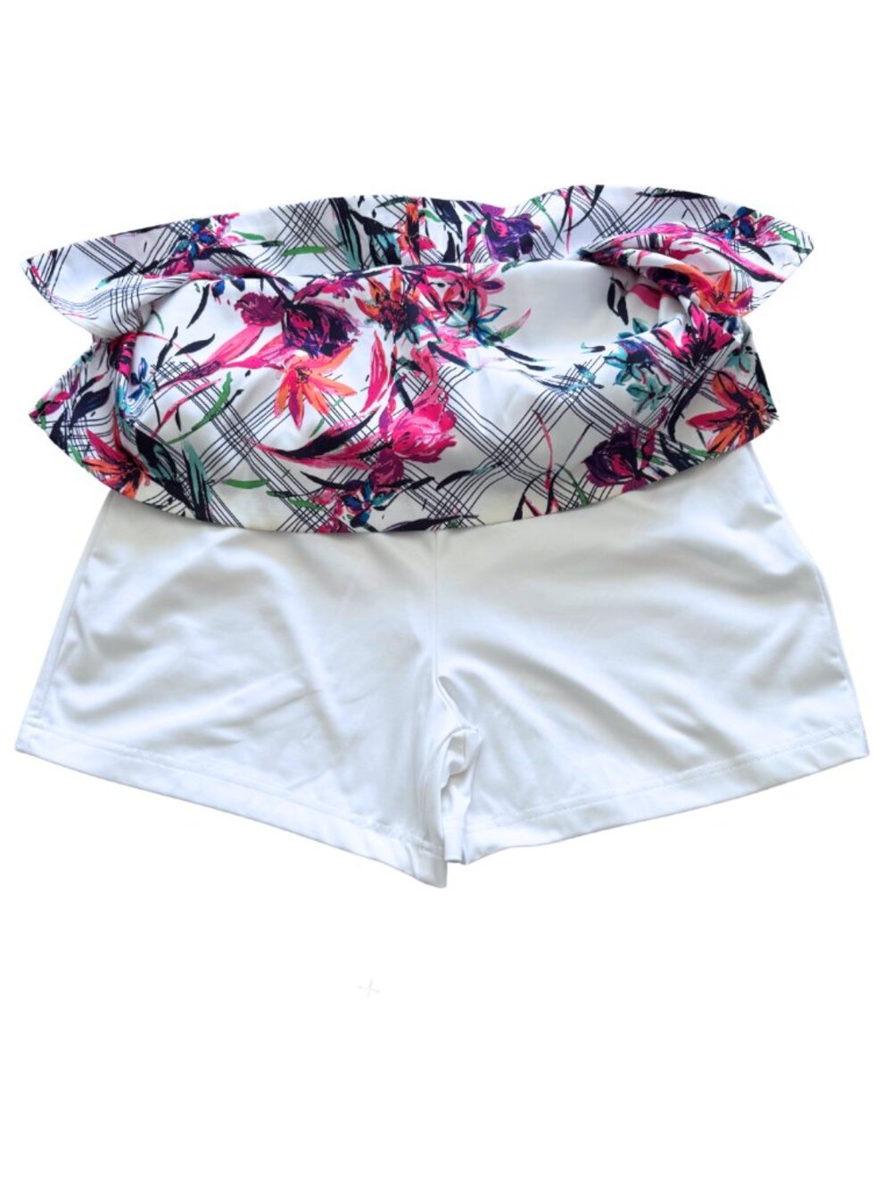 Lady Hagen Tropical Floral Golf Skort Size 4 Bright Resort Sport Skirt - Picture 7 of 7